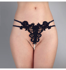 Сексуальные женские трусики Хлоя с жемчугом