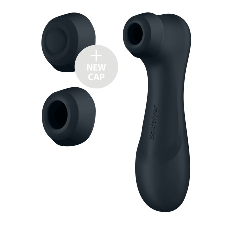 Вакуумный клиторальный стимулятор Satisfyer Pro 2 Generation 3 with Liquid Air Connect App Dark Grey