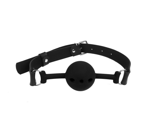 Повітропроникний кляп NeDlyaSkuki Gag Ball чорний