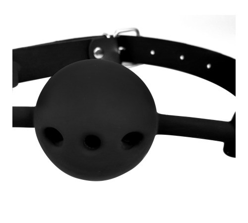 Повітропроникний кляп NeDlyaSkuki Gag Ball чорний