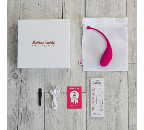 Смарт віброяйце Adrien Lastic Palpitation з глибокою вібрацією