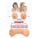 Двосторонній мастурбатор XXX FOR TWO DUAL SIDE MASTURBATOR FLESH