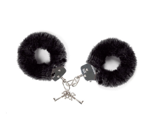 Наручники с плюшевой отделкой Love To Love ATTACH ME Black