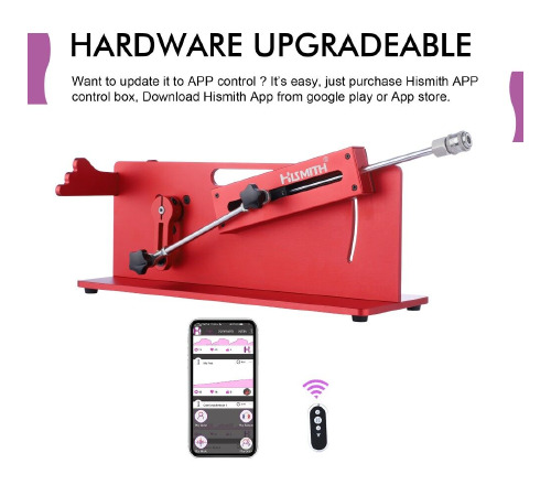 Смарт секс-машина Hismith Table Top 2.0 Pro APP Red, настольная версия