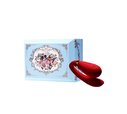 Смартвібратор для пар Zalo — Fanfan Bright Red