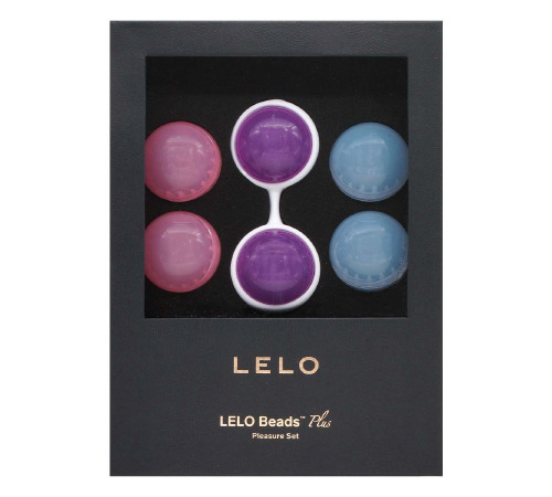 Набор вагинальных шариков LELO Beads Plus, диаметр 3,5 см, изменяемая нагрузка, 2х28, 2х37 и 2х60 г