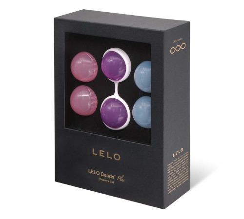 Набор вагинальных шариков LELO Beads Plus, диаметр 3,5 см, изменяемая нагрузка, 2х28, 2х37 и 2х60 г