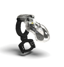 Клетка для члена с электростимуляцией Mystim Pubic Enemy No 3 - with Ball Squeezer