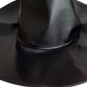 Шляпа ведьмы винил матовый черный