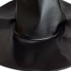 Капелюх відьми вініл матовий чорний