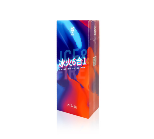 Презервативи Six in Sex 6 в 1 (24шт. В уп.)