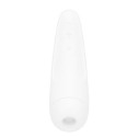 Вакуумный клиторальный стимулятор Satisfyer Curvy 2+ White с управлением через интернет