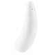 Вакуумный клиторальный стимулятор Satisfyer Curvy 2+ White с управлением через интернет