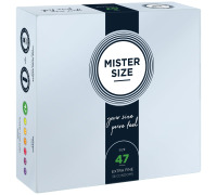 Презервативы Mister Size - pure feel - 47 (36 condoms), толщина 0,05 мм