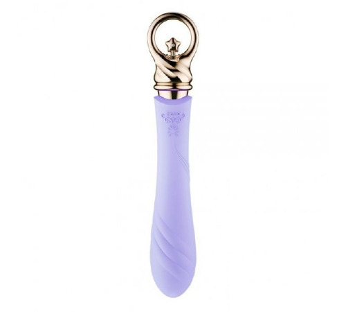 Вибромассажер с функцией подогрева ZALO COURAGE, Fantasy Violet