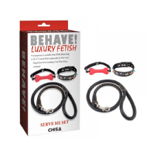 Набор БДСМ из 3-х предметов Chisa BEHAVE LUXURY FETISH