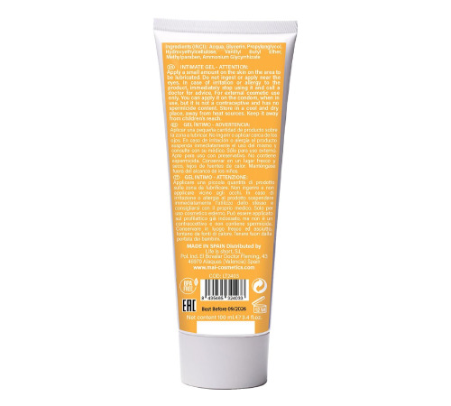 Розігрівальна змазка на водній основі BTB WARM FEELING (100 мл)