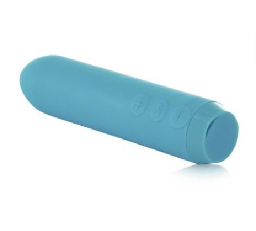 Минивибратор Je Joue - Classic Bullet Vibrator Teal с глубокой вибрацией и фиксацией на палец