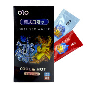 Розігріваюча та охолоджувальна мастило на водній основі Cool&Hot (8 стиків по 10 мл)