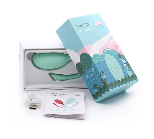 Смарт-виброяйцо Magic Motion Fugu Green, глубокая вибрация