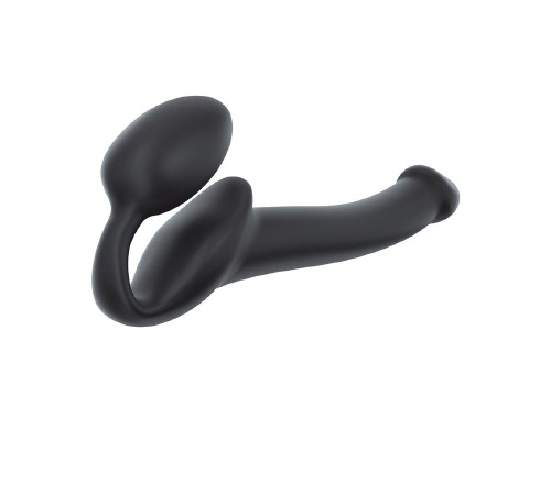 Безремневой страпон Strap-On-Me Black S, полностью регулируемый, диаметр 2,7см
