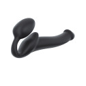 Безремневой страпон Strap-On-Me Black M, полностью регулируемый, диаметр 3,3см