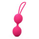 Вагинальные шарики Dorcel Dual Balls Magenta, диаметр 3,6см, вес 55г