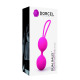 Вагинальные шарики Dorcel Dual Balls Magenta, диаметр 3,6см, вес 55г