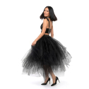 Пышная чернвя юбка на Хеллоуин, размер L-2XL