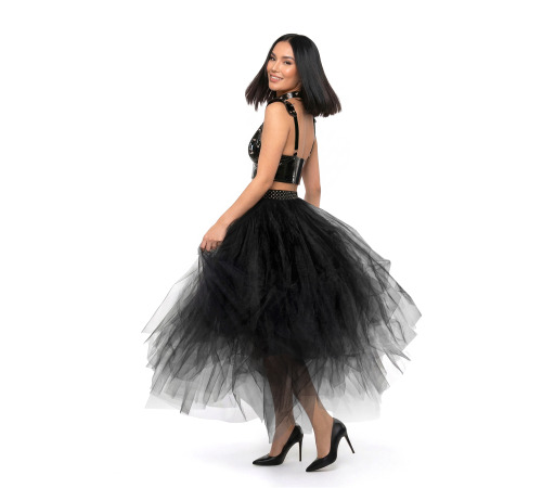 Пышная чернвя юбка на Хеллоуин, размер L-2XL