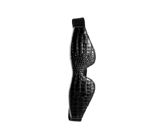 Маска на очі BLAZE LUXUARY BLINDFOLD CROCO BLACK