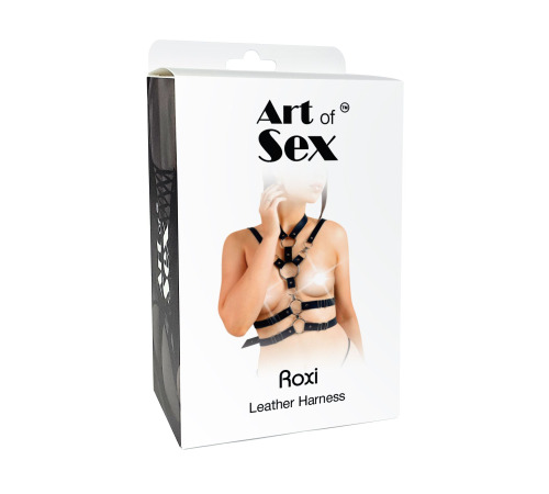 Сексуальная женская портупея Art of Sex - Roxi, размер XS-2XL, цвет черный