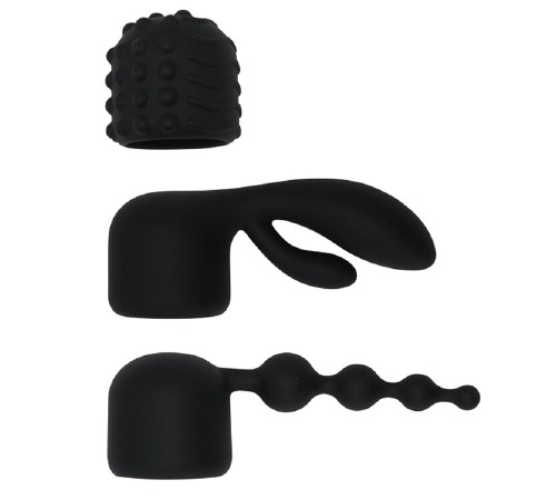 Вибромассажер wand с тремя насадками Pornhub Spell Wand Set, мощный