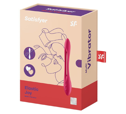 Вибратор Satisfyer Elastic Joy Red