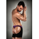 Мужские шорты с фиолотовым гульфиком Passion 009 THONG violet L/XL