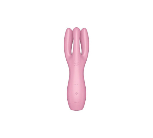 Кліторальний вібратор Satisfyer Threesome 3 Pink з трьома пальчиками