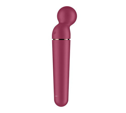 Вибромассажер Satisfyer Planet Wand-er Berry/Rosegold, очень мощный, беспроводной