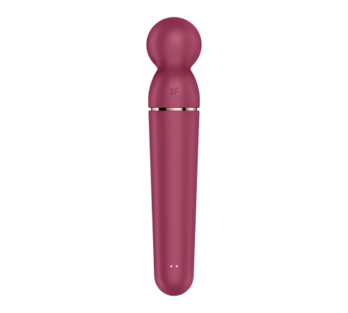 Вибромассажер Satisfyer Planet Wand-er Berry/Rosegold, очень мощный, беспроводной