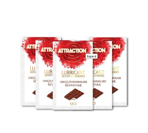 Пробник лубриканта с феромонами MAI ATTRACTION LUBS CHOCOLATE (10 мл)