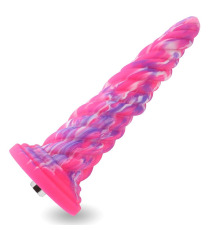 Фантазийный фаллоимитатор 10.12″ для секс-машин Hismith Silicone Dildo rose Monster Series