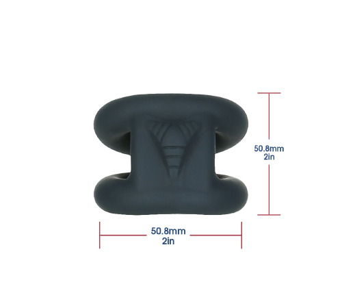 Двойное эрекционное кольцо LUX Active – Tug – Versatile Silicone Cock Ring