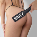 Шлепалка BDSM Baby, Черно/Белая