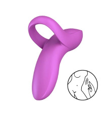 Вибратор на палец Satisfyer Bold Lover Dark Pink, гибкий