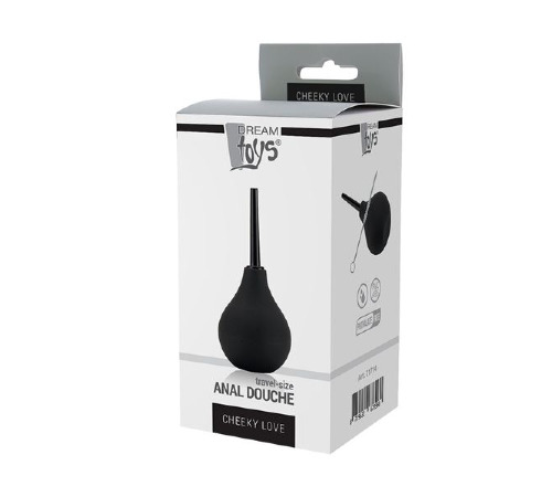 Анальная клизма с кисточкой CHEEKY LOVE ANAL DOUCHE, Черная