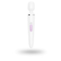 Вибромассажер Satisfyer Wand-er Woman (White/Chrome), водонепроницаемый, мощный, размер XXL