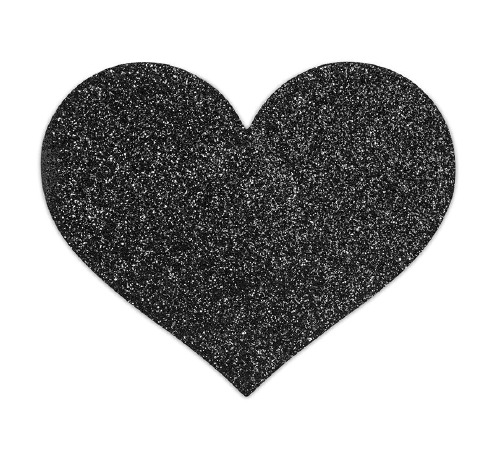 Украшение на соски Bijoux Indiscrets - Flash Heart Black