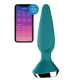 T360156 Анальна пробка з двома моторами та керуванням телефоном Satisfyer Plug-ilicious 1 Petrol