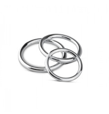 Набор эрекционных колец Sinner Gear Unbendable - Cock/Ball Ring & Glans Ring Set