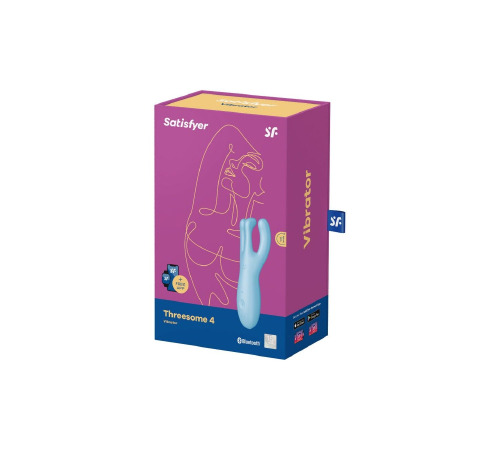 Клиторальный вибратор Satisfyer Threesome 4 Blue