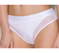 Трусики з прозорою вставкою Passion PS002 PANTIES white, size M